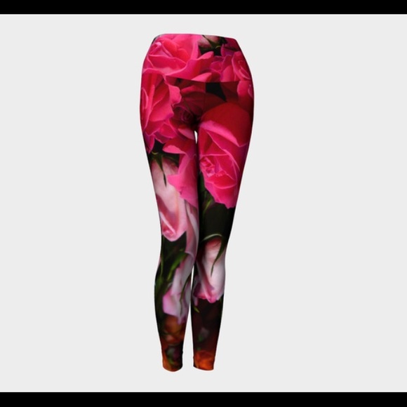 Luxe Yoga Leggings - Revealing Rose